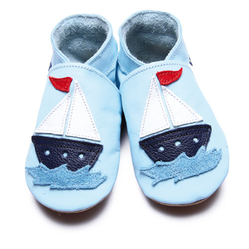 1580,Sailboat Baby Blue Rose Ballet, İnch Blue %100 Hakiki Deri, El Yapımı Bebek Çocuk Patik