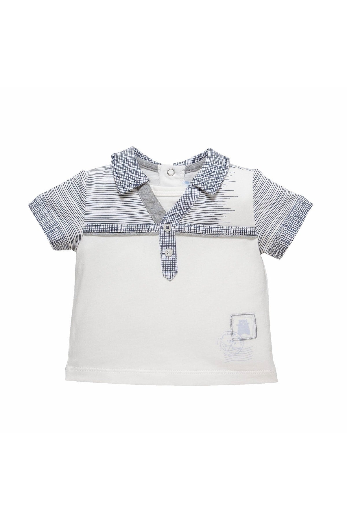 Chicco 15 Ay, Tek Beden, Erkek Bebek Kısa Kollu Tshirt, 6395388