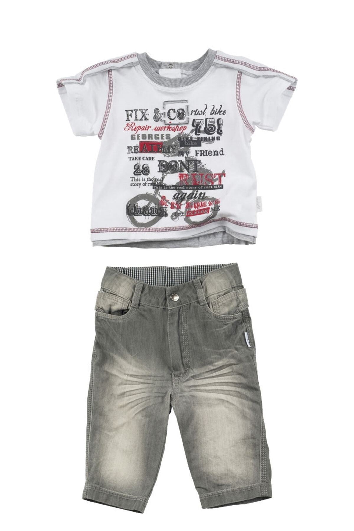 Andywawa Erkek Bebek Tshirt Ve Kot Pantolon Takım, 25334 339
