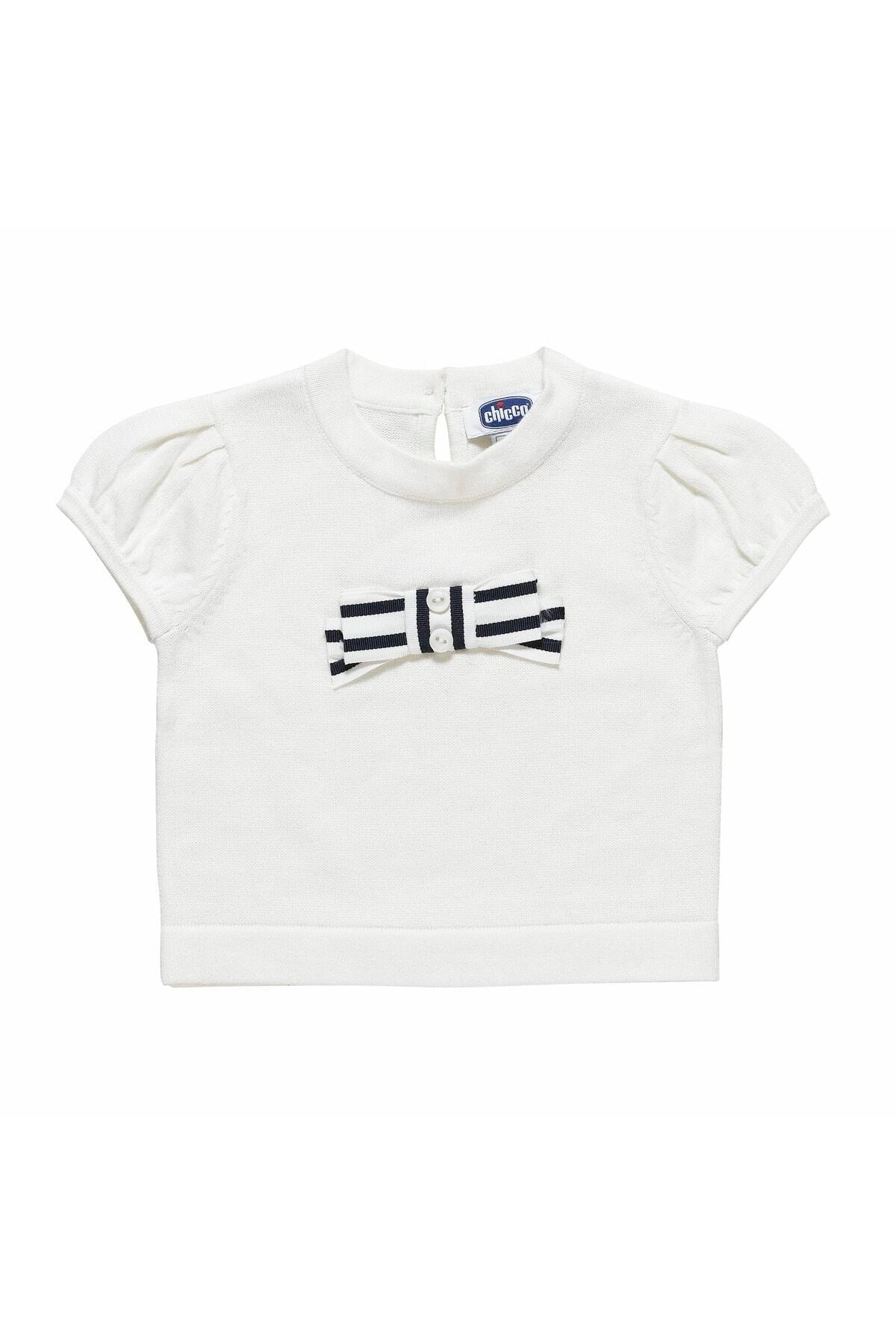 Chicco 15-18 Ay, Tek Beden, Kız Bebek Kısa Kollu Triko Bluz, 6475630
