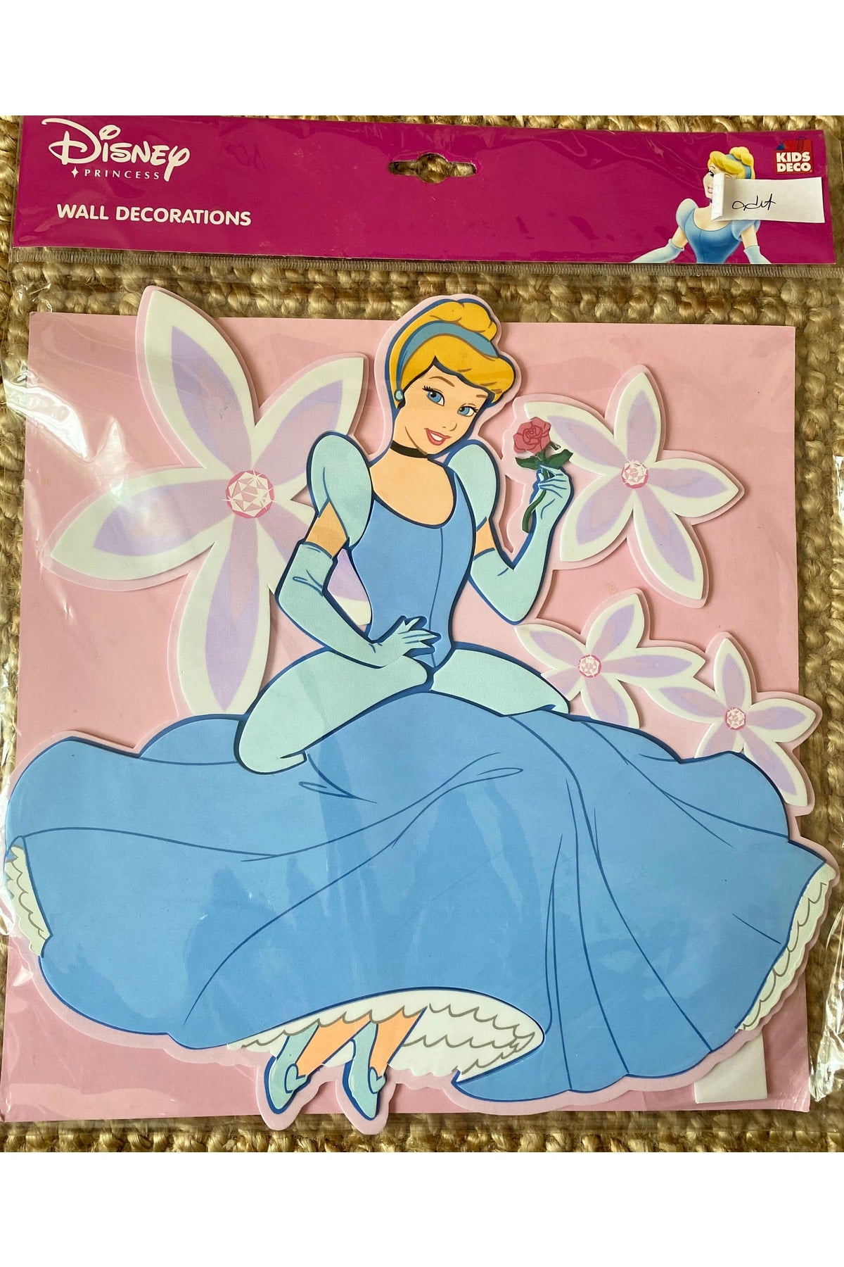 Disney PRiNCESS, Duvar Süsü Foam Decoration 1 Set Princess