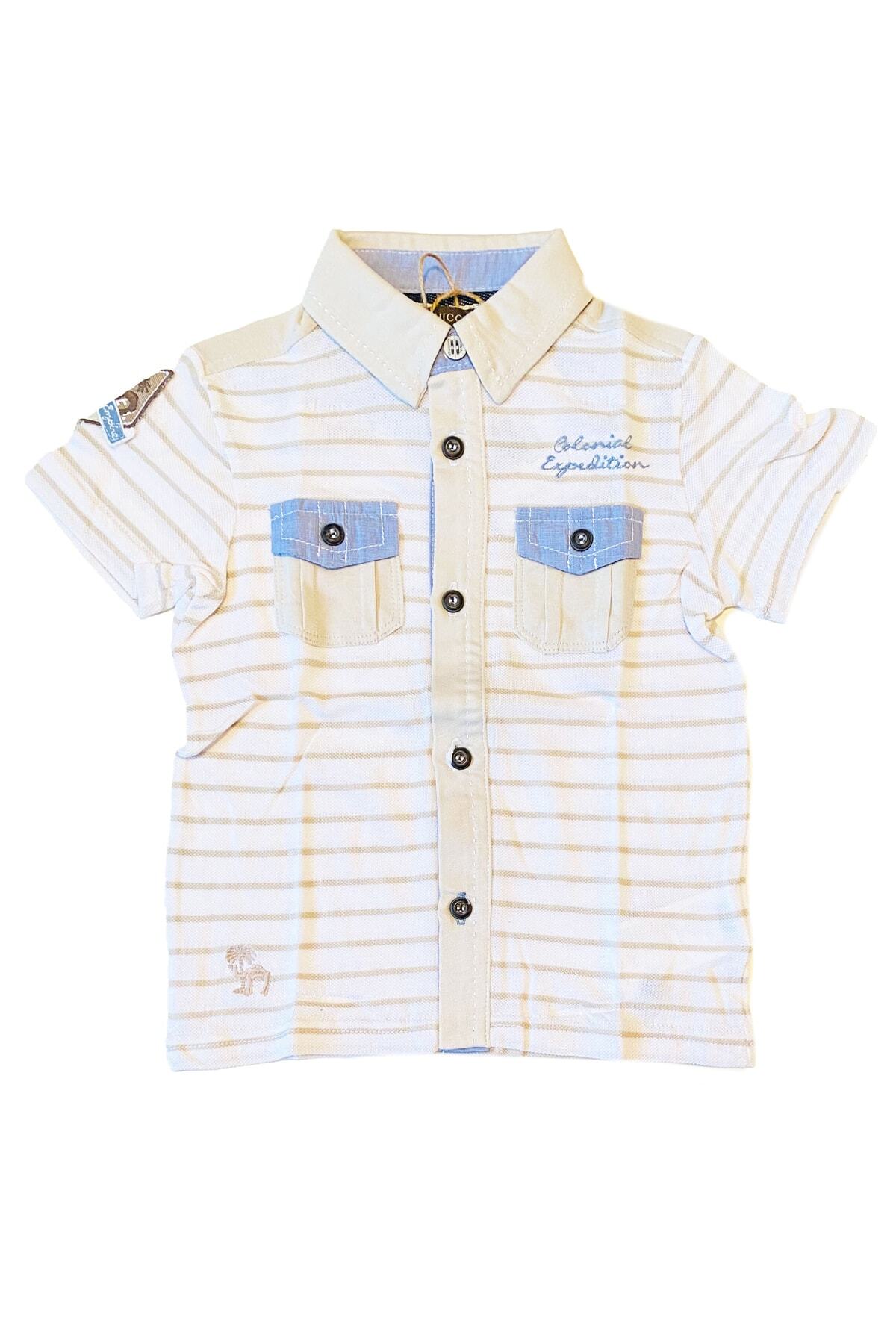 Chicco 12-15 Ay, Tek Beden, Erkek Bebek Polo Yaka Gömlek Tshirt, 66401 063