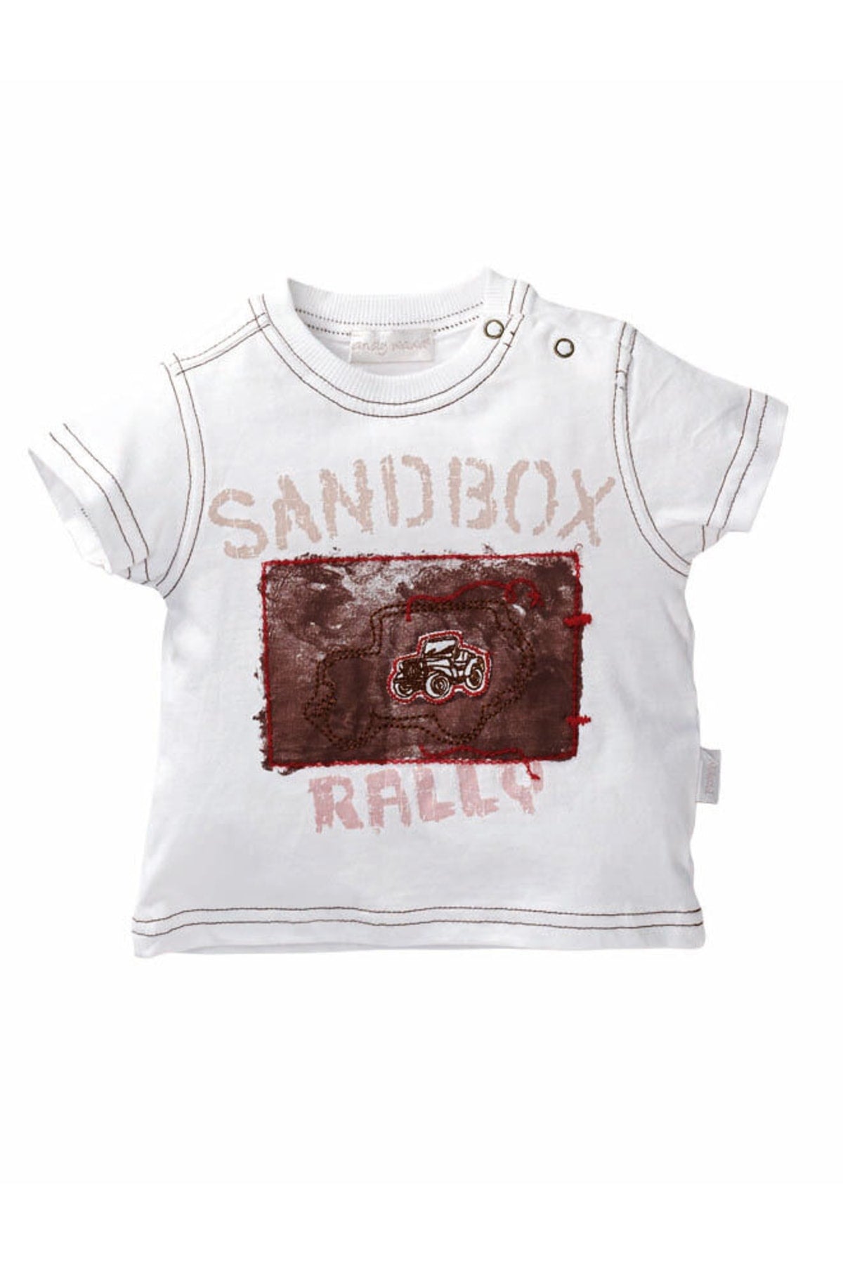 Andywawa 6-7 Yaş, Tek Beden, Erkek Bebek Kısa Kollu Tshirt, 35324