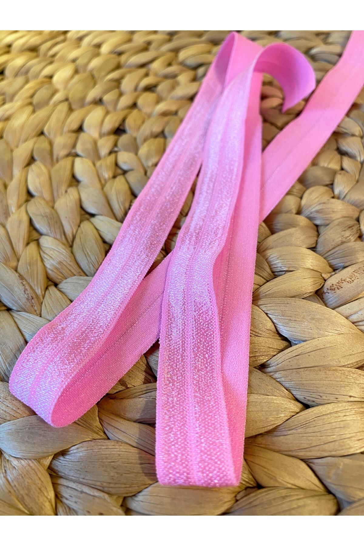 Baby Fehn, 2 ADET, topl 2m, Neon Pink Saç Bandı Için Lastik , 1.6cm 1 Metre 72439