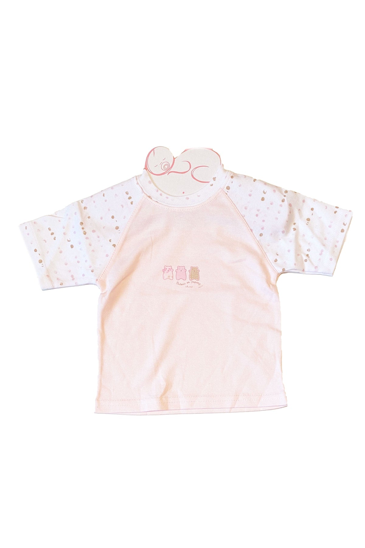 Chicco 6-9 Ay, Tek Beden, Kız Bebek Yazlık Penye Tshirt, 62700 014