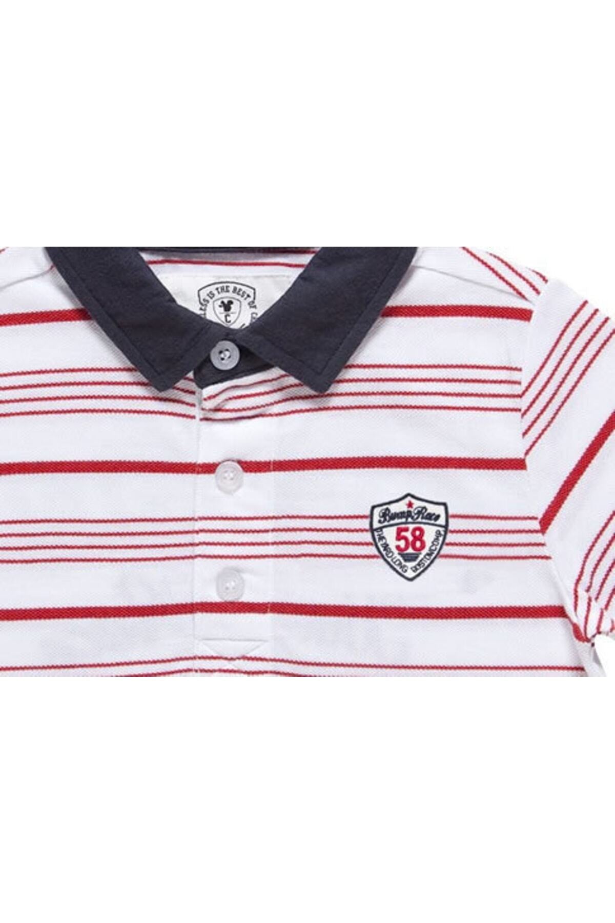 Chicco Erkek Bebek Kırmızı Polo Yaka T-shirt, 3306573