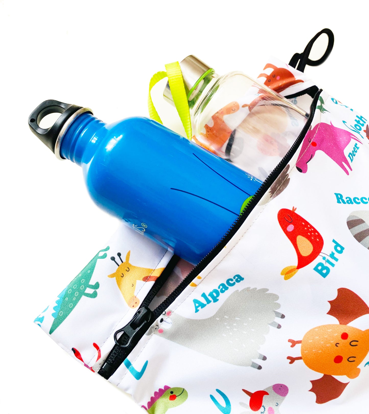 Zoo, Sıvı Geçirmeyen, Islak/Kuru Çok Amaçlı Çanta, Fermuarlı, Makinede Yıkanabilir, Islak Mayo, Kirli Kıyafet, Organizer vs için