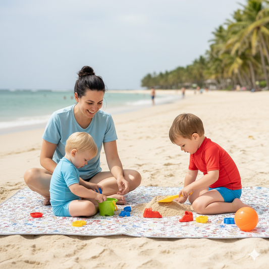 Family, Sıvı Geçirmeyen, Çok Amaçlı Örtü, Yerde, Masada, Banyoda, Arabada, Bahçede, Plajda