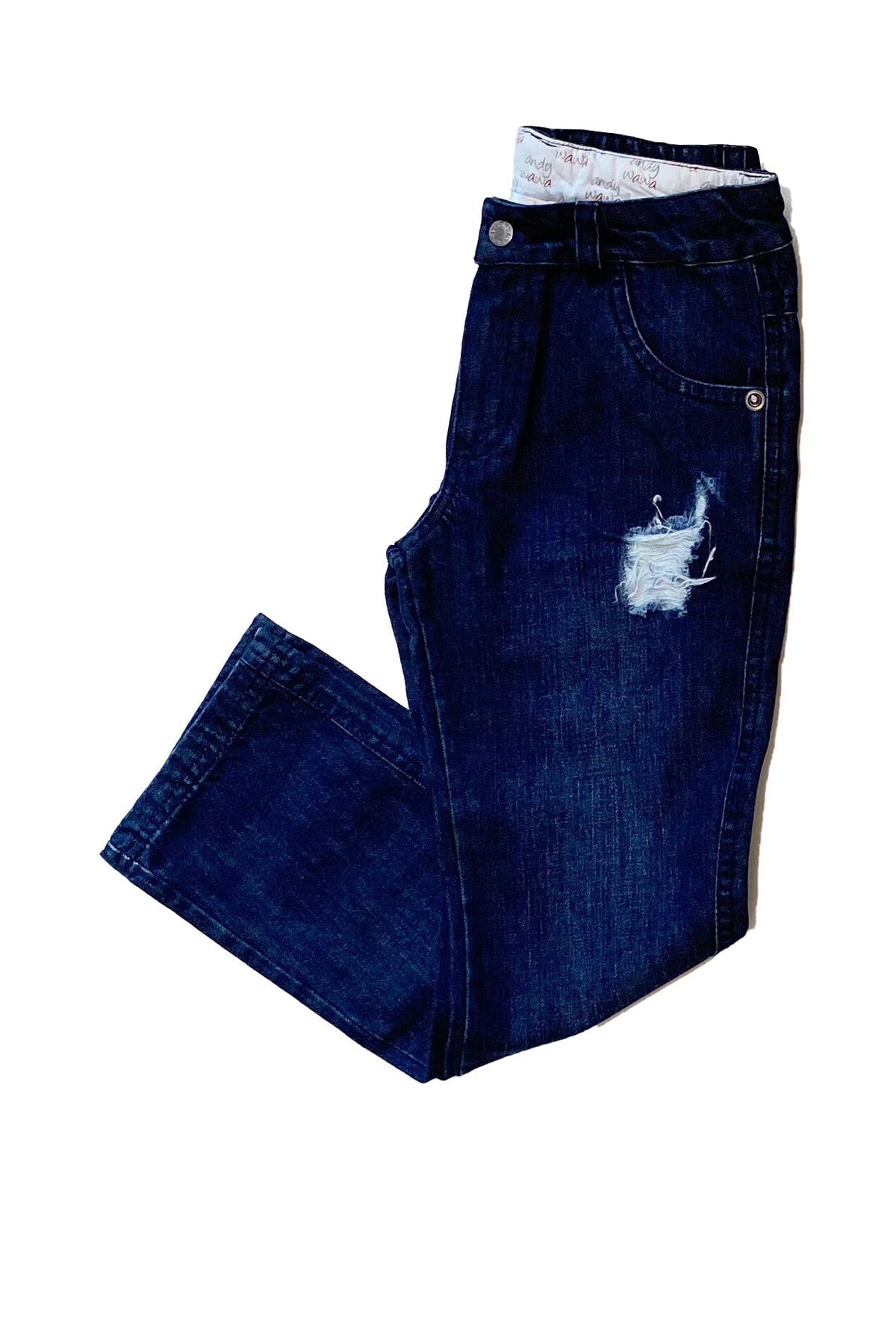 Andywawa Erkek Bebek Kot Denim Pantolon, 62070