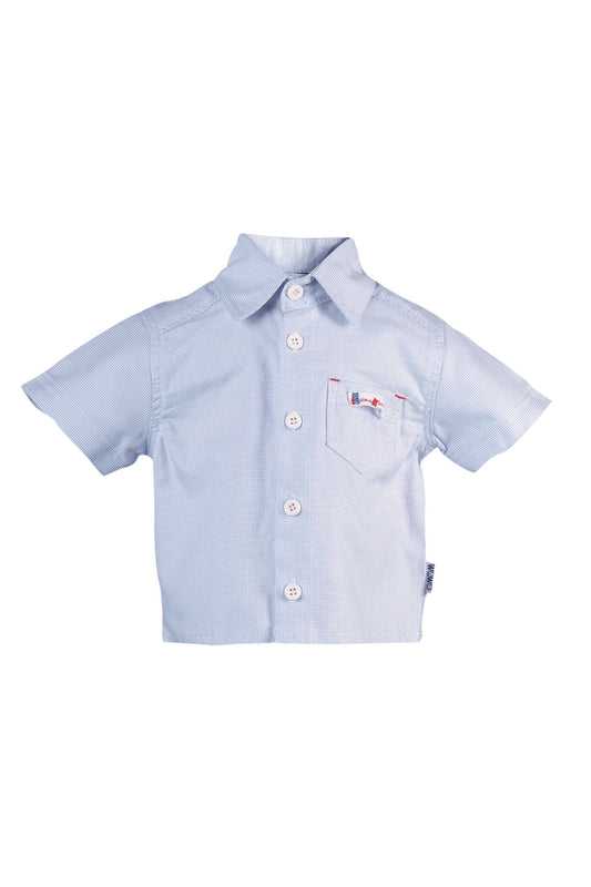 Andywawa 3-6 Ay, Tek Beden, Erkek Bebek Kısa Kollu Gömlek, 95204