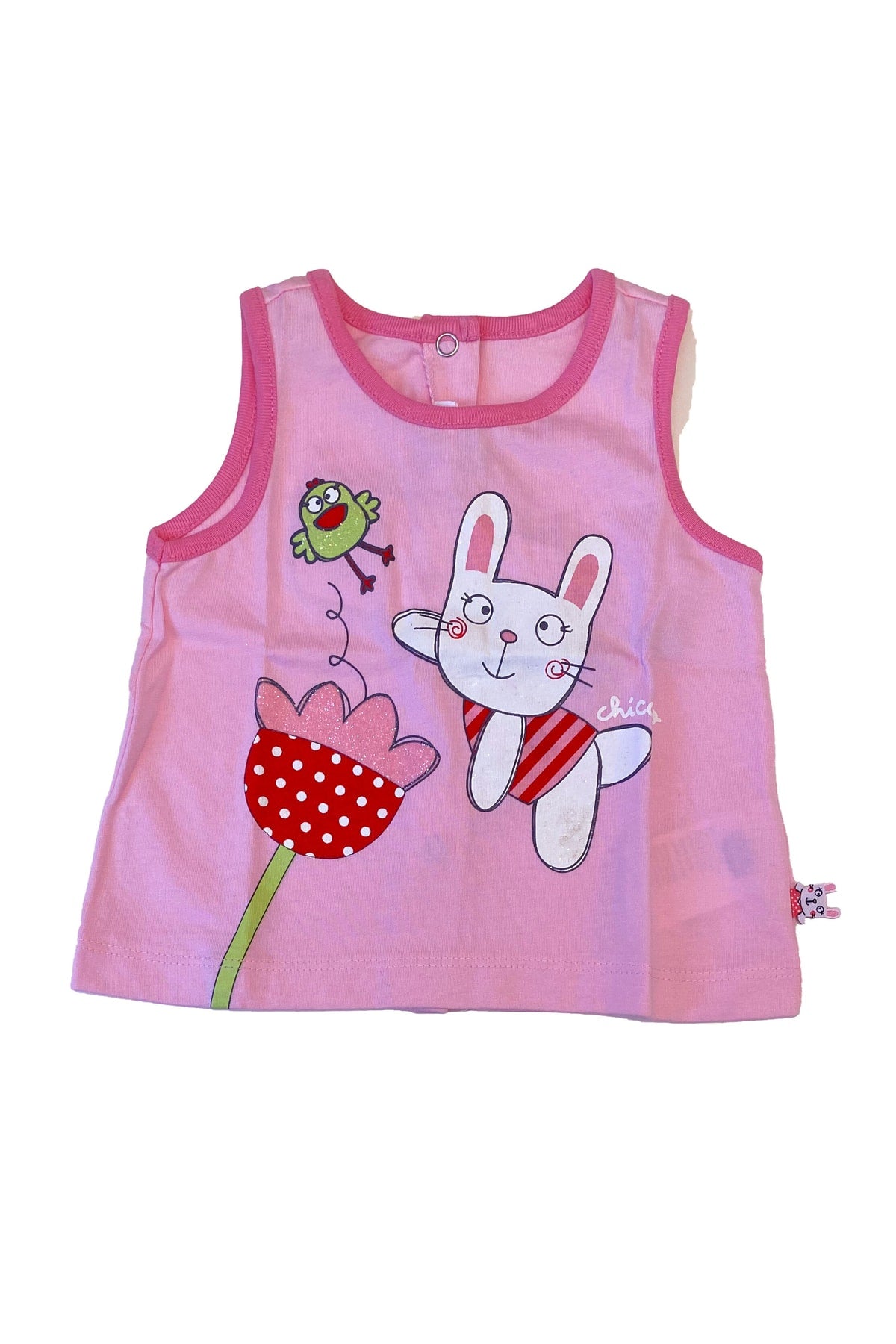 Chicco Kız Bebek Kolsuz Penye Tunik Tshirt, 61108 016