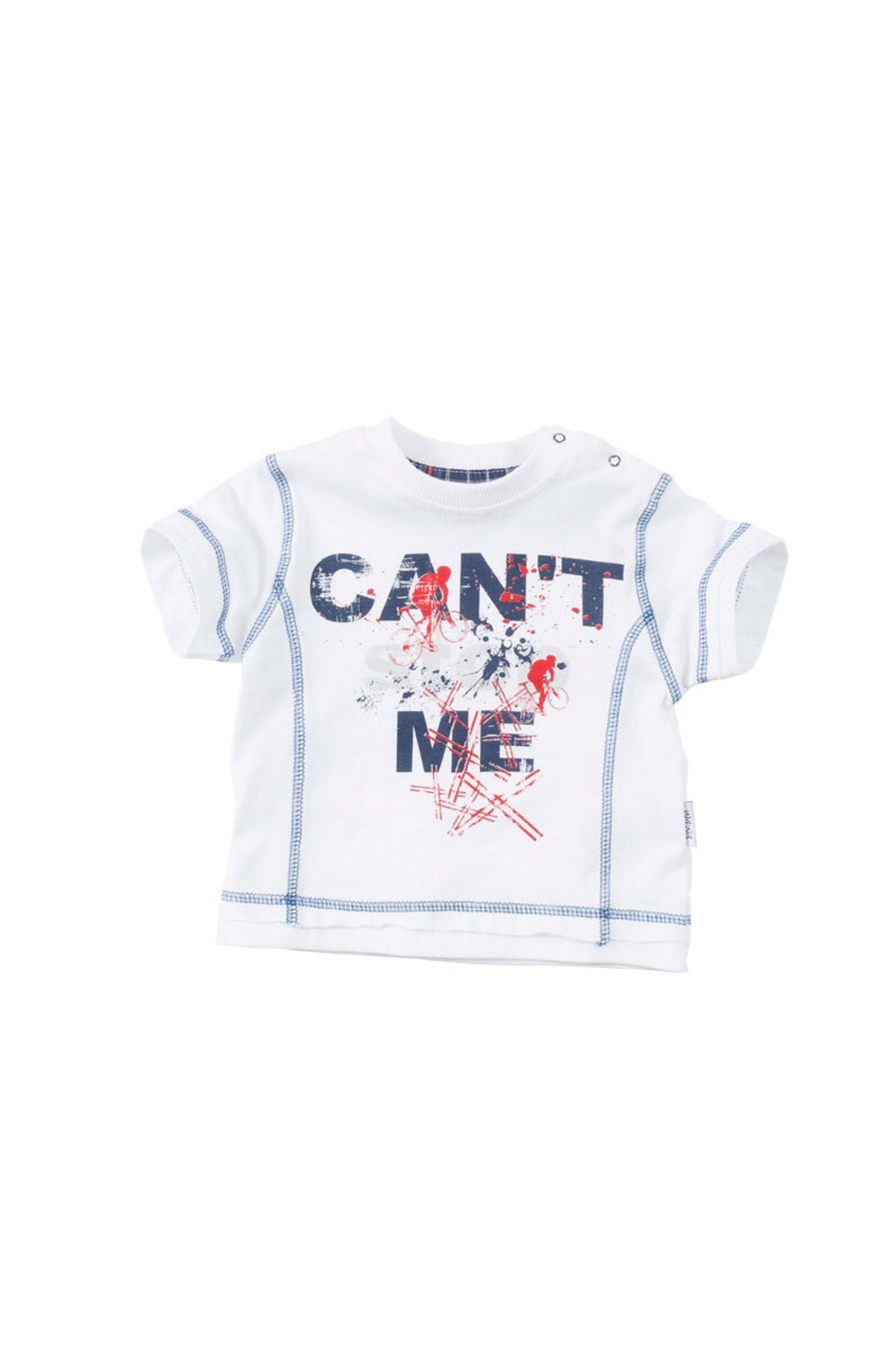 Andywawa 1 Yaş, Tek Beden, Erkek Bebek Penye Kısa Kollu Tshirt, 25845