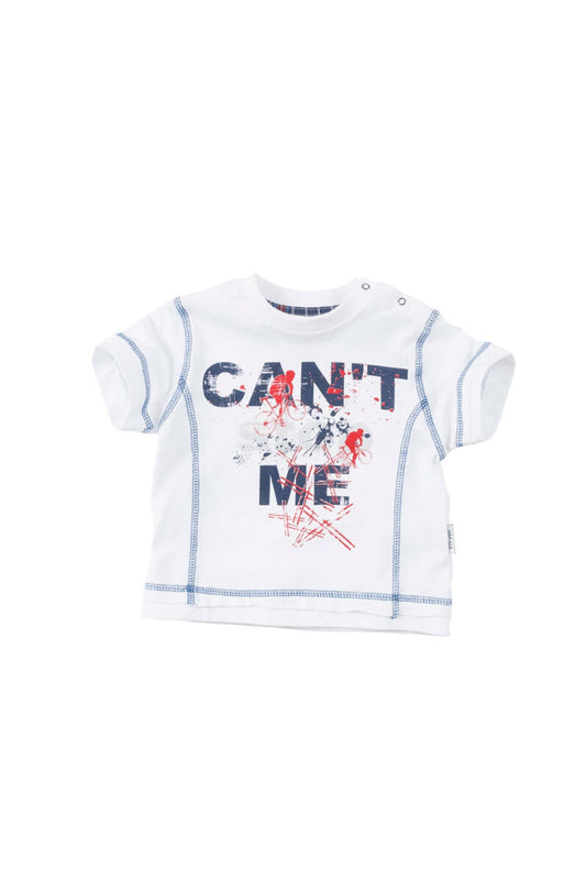 Andywawa 1 Yaş, Tek Beden, Erkek Bebek Penye Kısa Kollu Tshirt, 25845