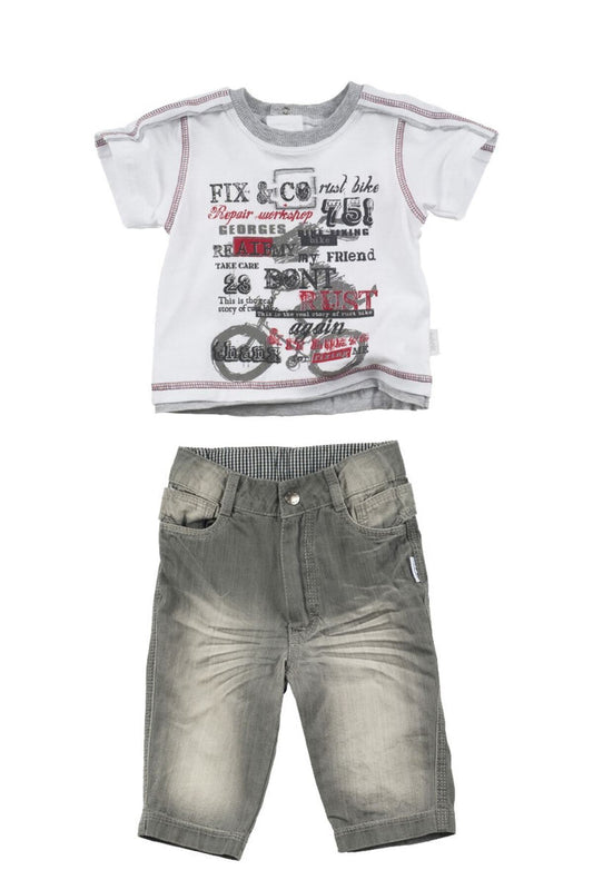 Andywawa Erkek Bebek Tshirt Ve Kot Pantolon Takım, 25334 339