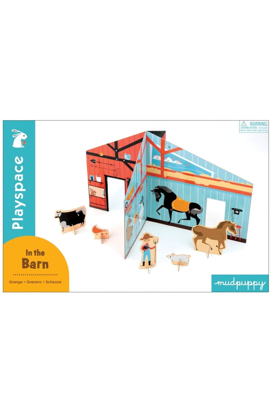 Mudpuppy, 3 Boyutlu Çocuk Oyun Maketi, Çiftlik In The Barn 4 Yaş Üstü 29713