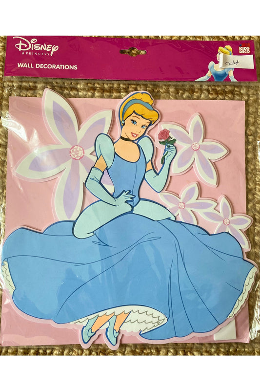 Disney PRiNCESS, Duvar Süsü Foam Decoration 1 Set Princess