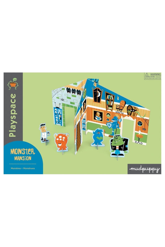 Mudpuppy, 3 Boyutlu Çocuk Oyun Maketi, Canavar Monster Mansion 4 Yaş Üstü 29706