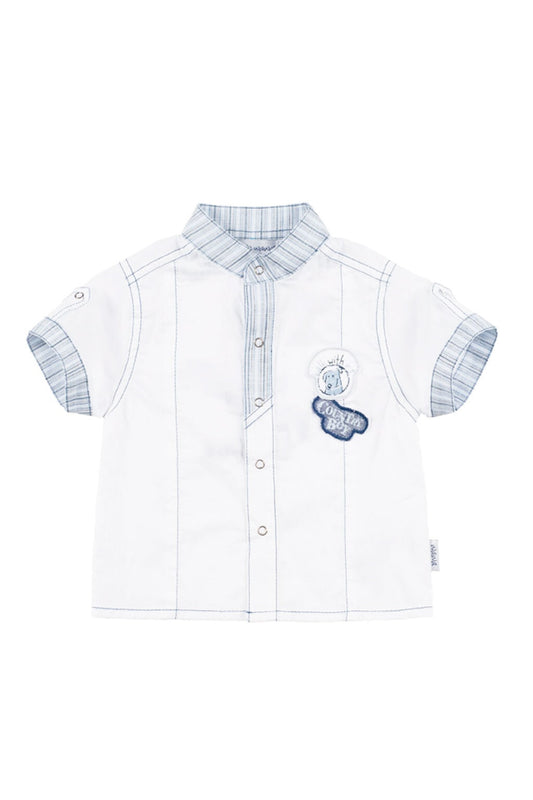 Andywawa 18 Ay, Tek Beden, Erkek Bebek Kısa Kollu Gömlek, 26051