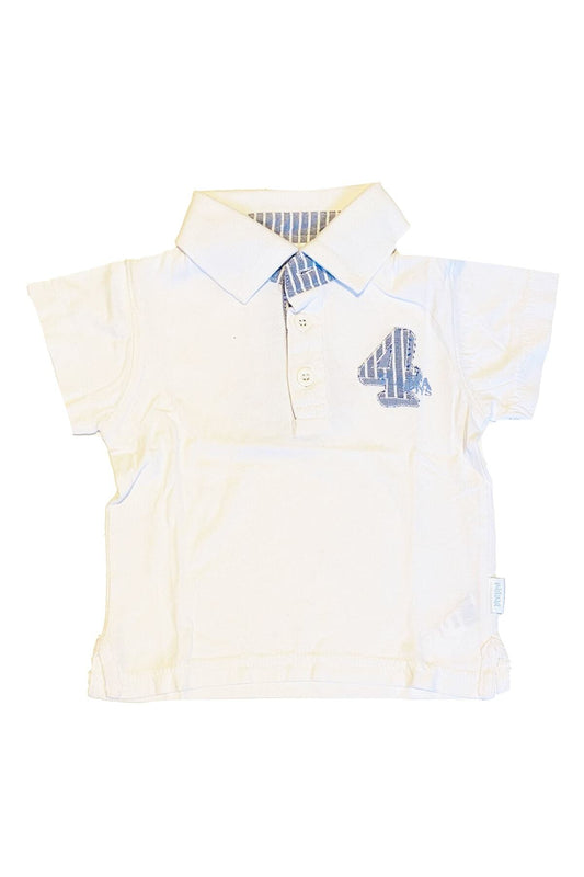 Andywawa 1 Yaş, Tek Beden, Erkek Bebek Polo Yaka Penye T-shirt, 5372