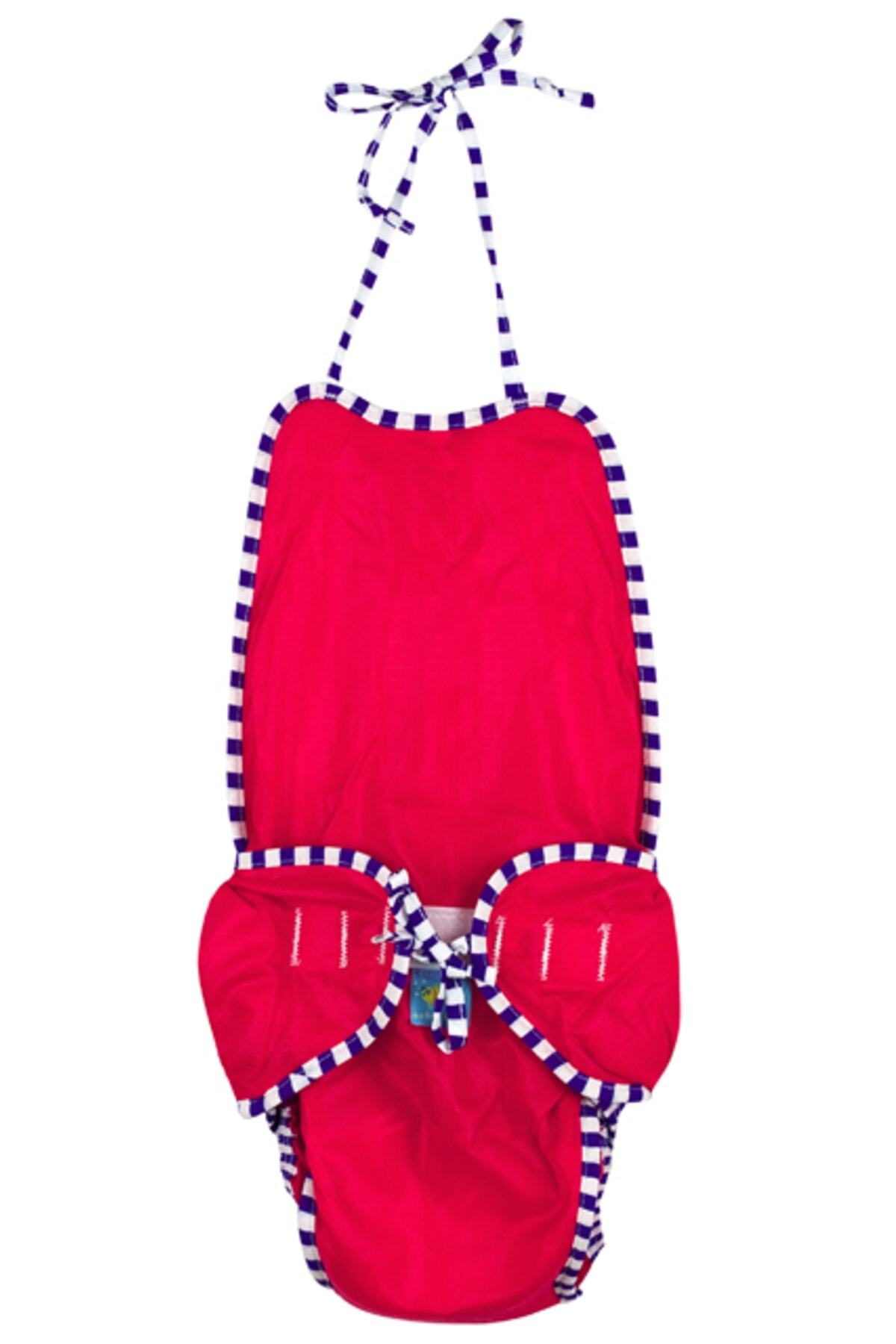 iplay, Small 3-6 Kg, Kushies Ultra Hafif Sızdırmaz Bezli Kız Bebek Bütün Mayosu KS77