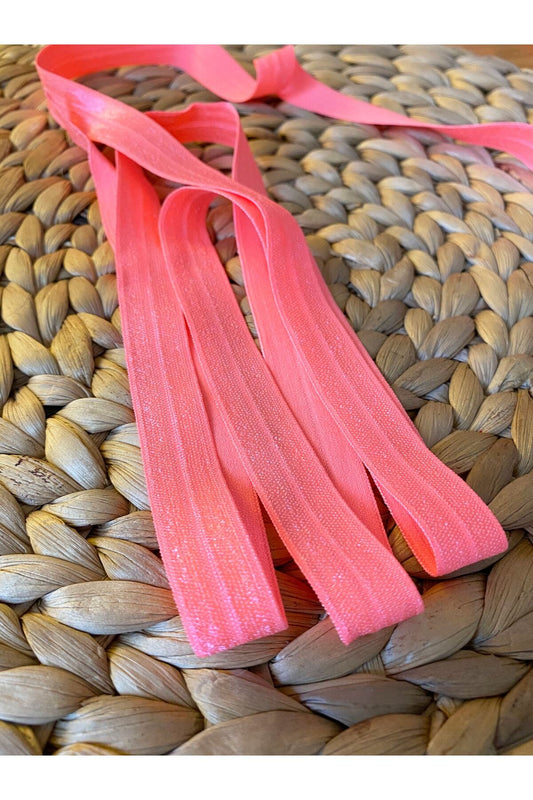 Baby Fehn, 2 ADET, Orange Saç Bandı Için Lastik Turuncu, 1.6cm 1 Metre 12422