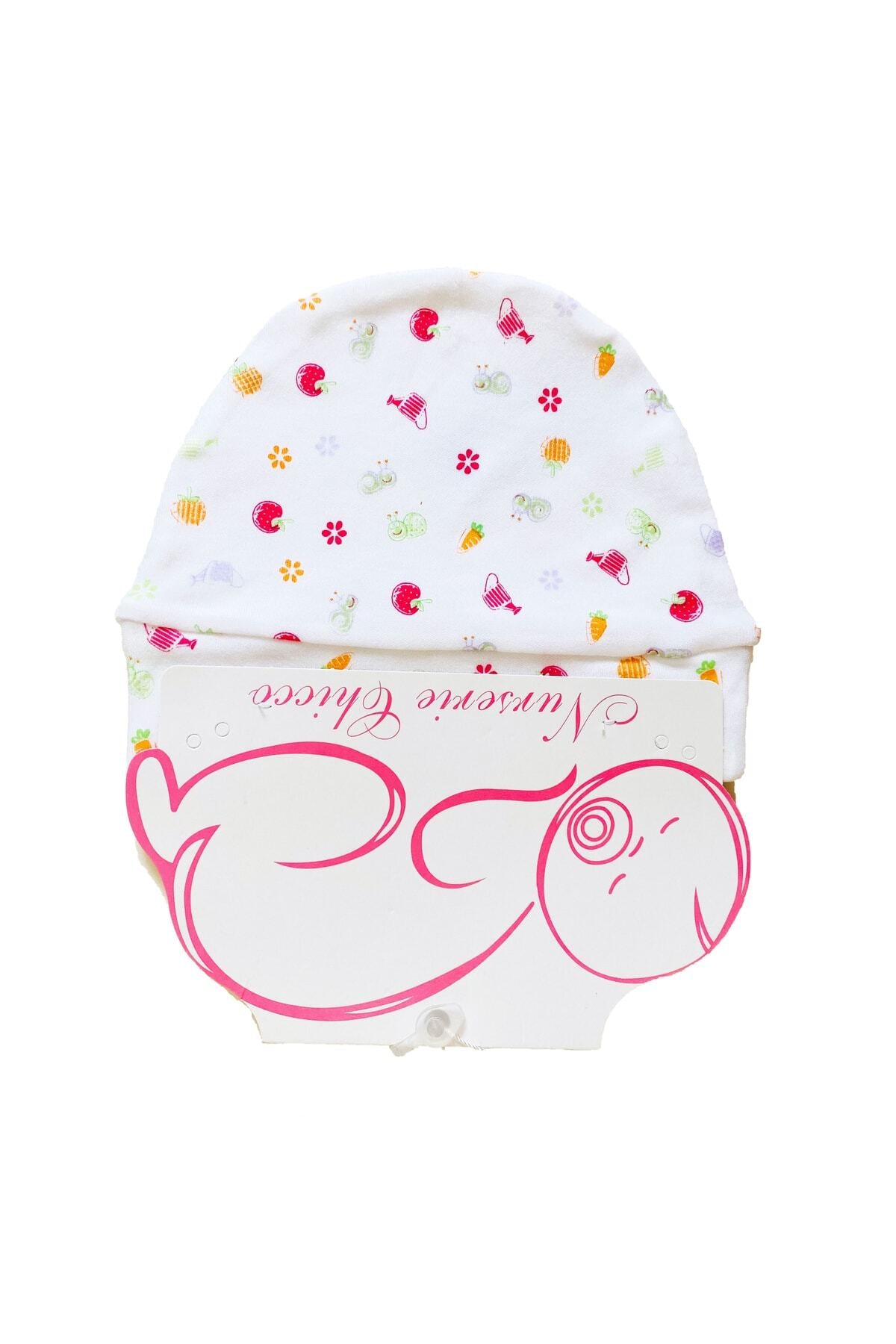 Chicco 2 ADET, Yeni Doğan, Kız Bebek Penye Şapka, 59676 015