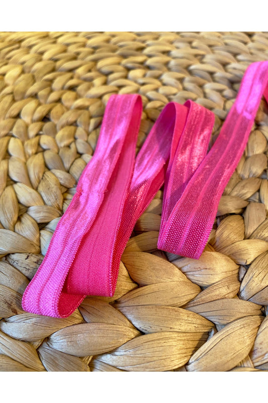 Baby Fehn, Fuşya Pembe Saç Bandı Için Lastik Turuncu, 1.6cm 1 metre 72460