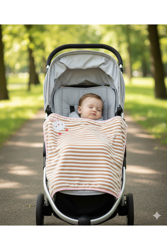 Baby Fehn, 2 Katlı, Deluks Sevimli Arkadaşım Battaniye, Arı 68559