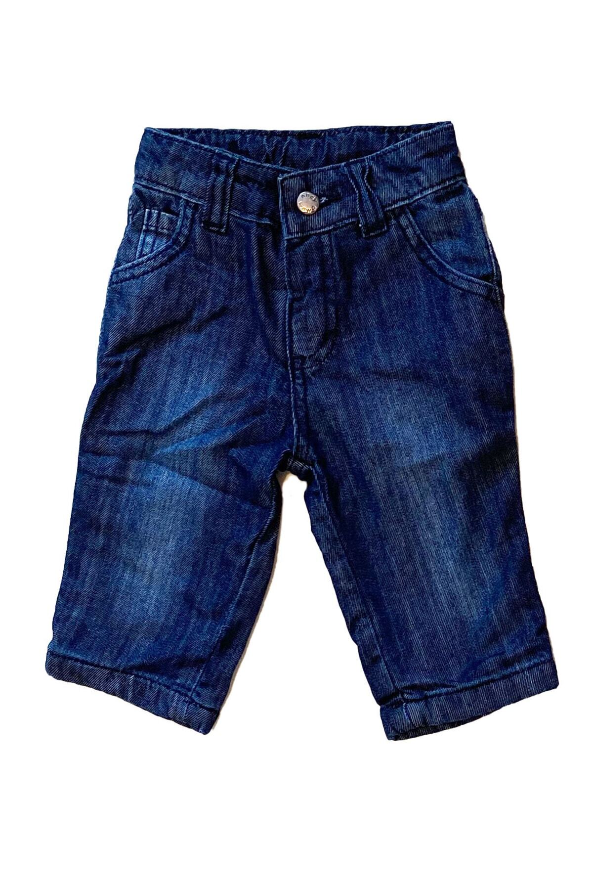 Andywawa Erkek Bebek Kışlık Kot Denim Pantolon, 62225