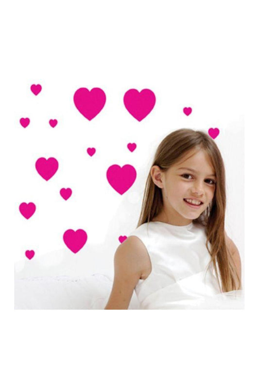 Funtosee, Love Hearts Duvar Çıkartma Seti /