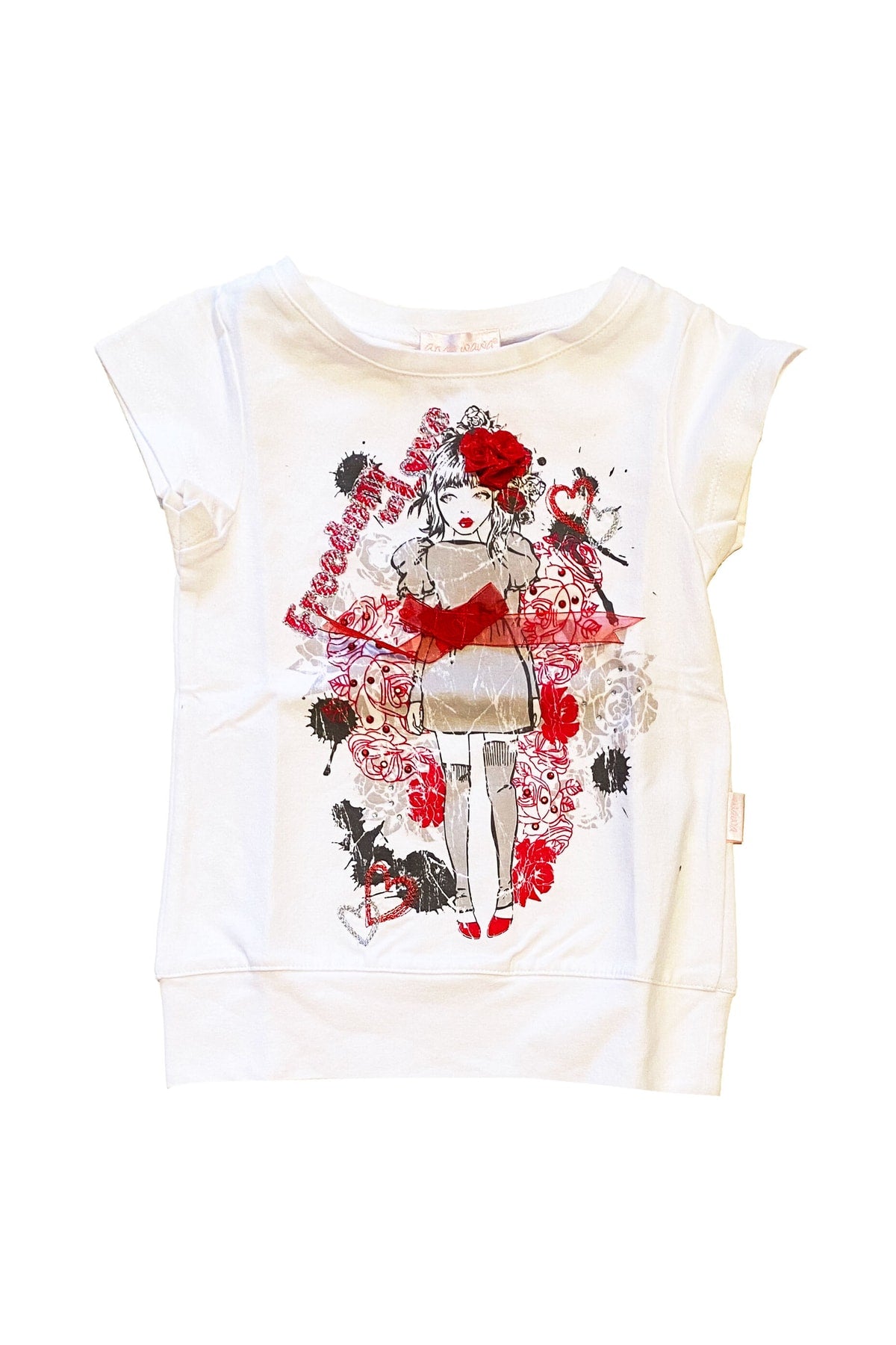 Andywawa 3 Yaş, Tek Beden, Kız Bebek Penye Tshirt, 27125