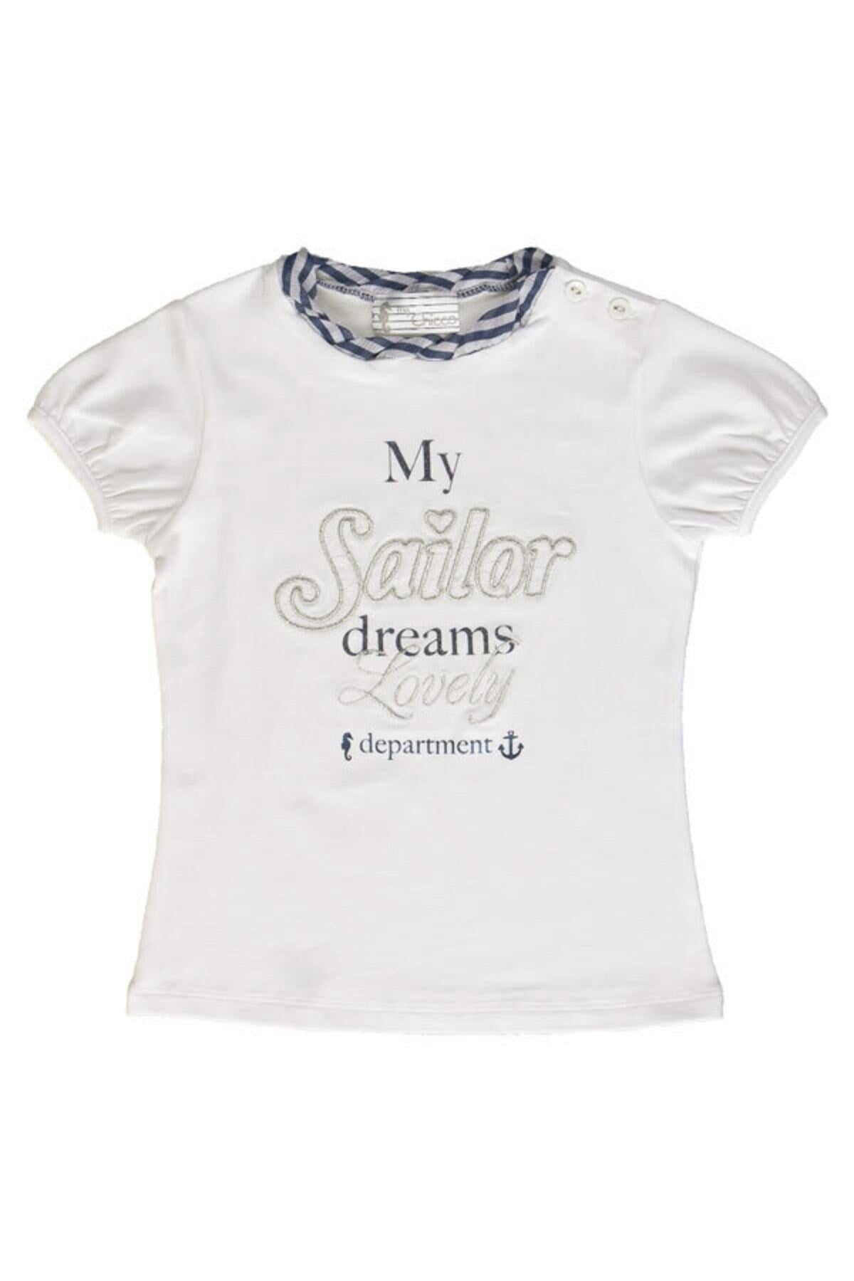 Chicco Kız Çocuk Beyaz T-shirt, 2664633