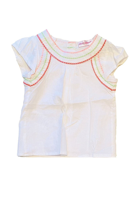 Andywawa 1 Yaş, Tek Beden, Kız Bebek Yazlık Gömlek Bluz, 25224