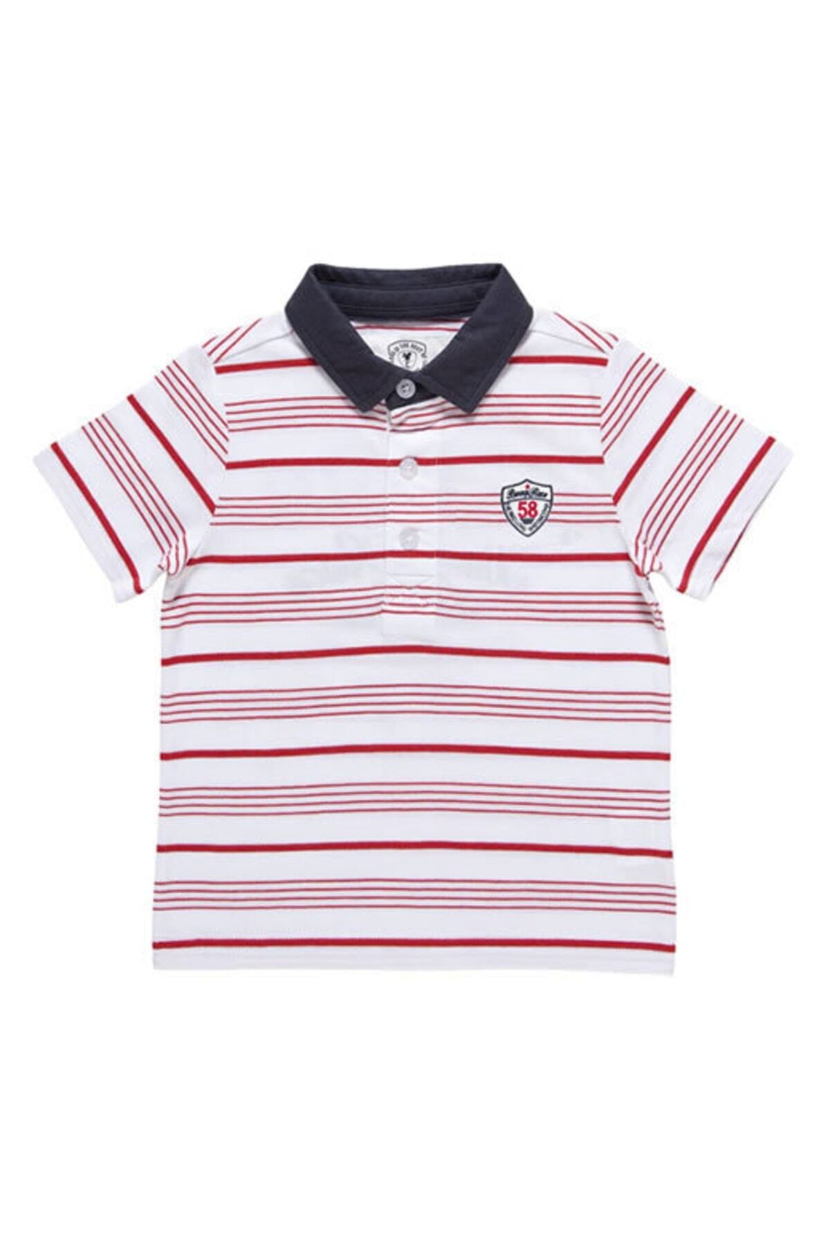 Chicco Erkek Bebek Kırmızı Polo Yaka T-shirt, 3306573
