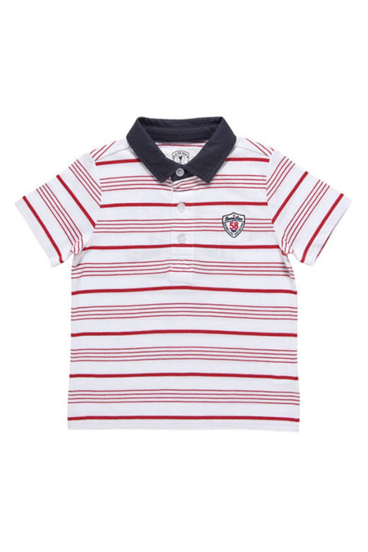 Chicco Erkek Bebek Kırmızı Polo Yaka T-shirt, 3306573