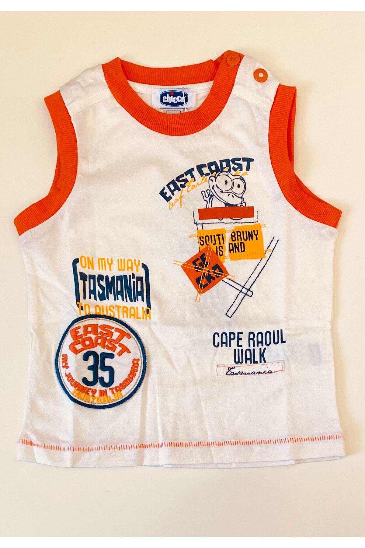 Chicco 9 - 12 Ay, Tek Beden, Erkek Bebek Yazlık Kolsuz Atlet, 61305 030