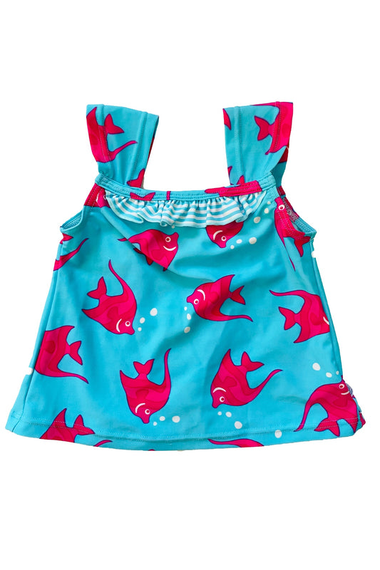 iplay, 12-18 Ay, Tek Beden, Upf 50 Güneş Korumalı Askılı Bebek Deniz T-shirt