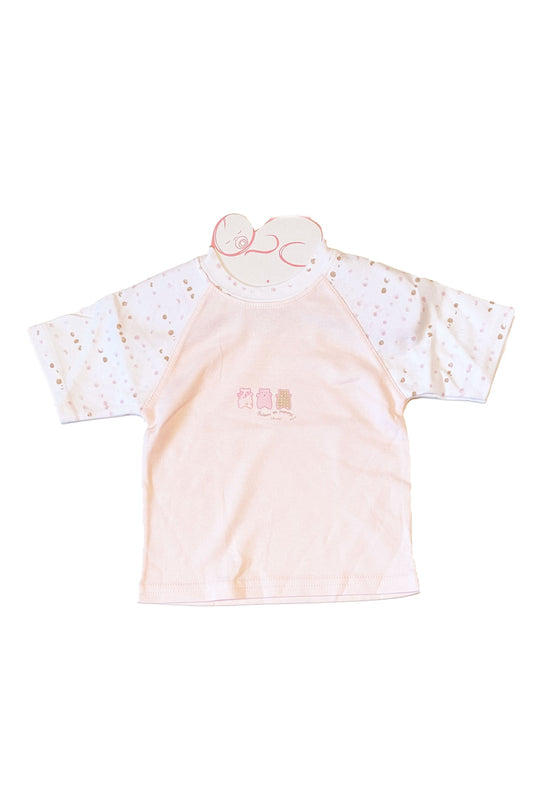 Chicco 6-9 Ay, Tek Beden, Kız Bebek Yazlık Penye Tshirt, 62700 014