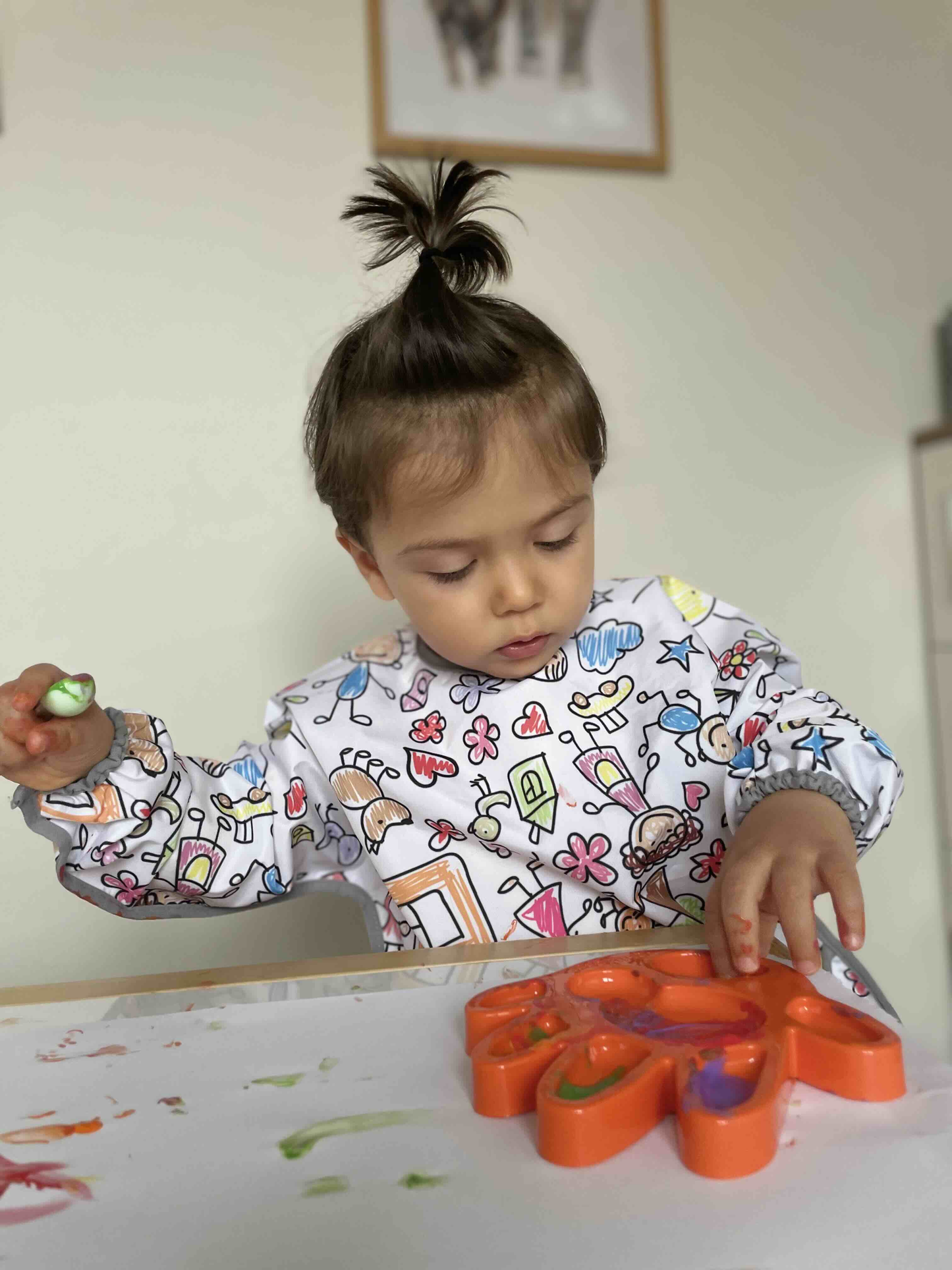 Family, Sıvı Geçirmeyen, Uzun Kollu, Cepli, Cırtlı Mama Önlüğü, Önlük, Çok Amaçlı Beslenme Önlüğü