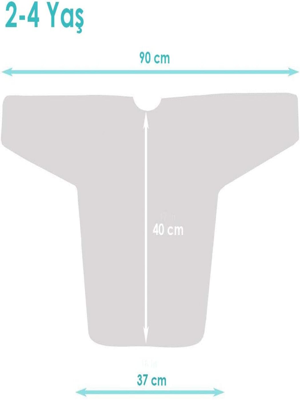 Family, Sıvı Geçirmeyen, Uzun Kollu, Cepli, Cırtlı Mama Önlüğü, Önlük, Çok Amaçlı Beslenme Önlüğü