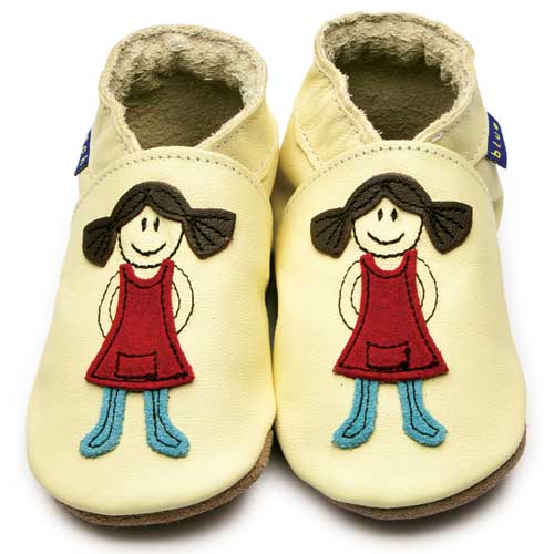 2655, Matilda Buttermilk İnch Blue %100 Hakiki Deri, El Yapımı Bebek Çocuk Patik