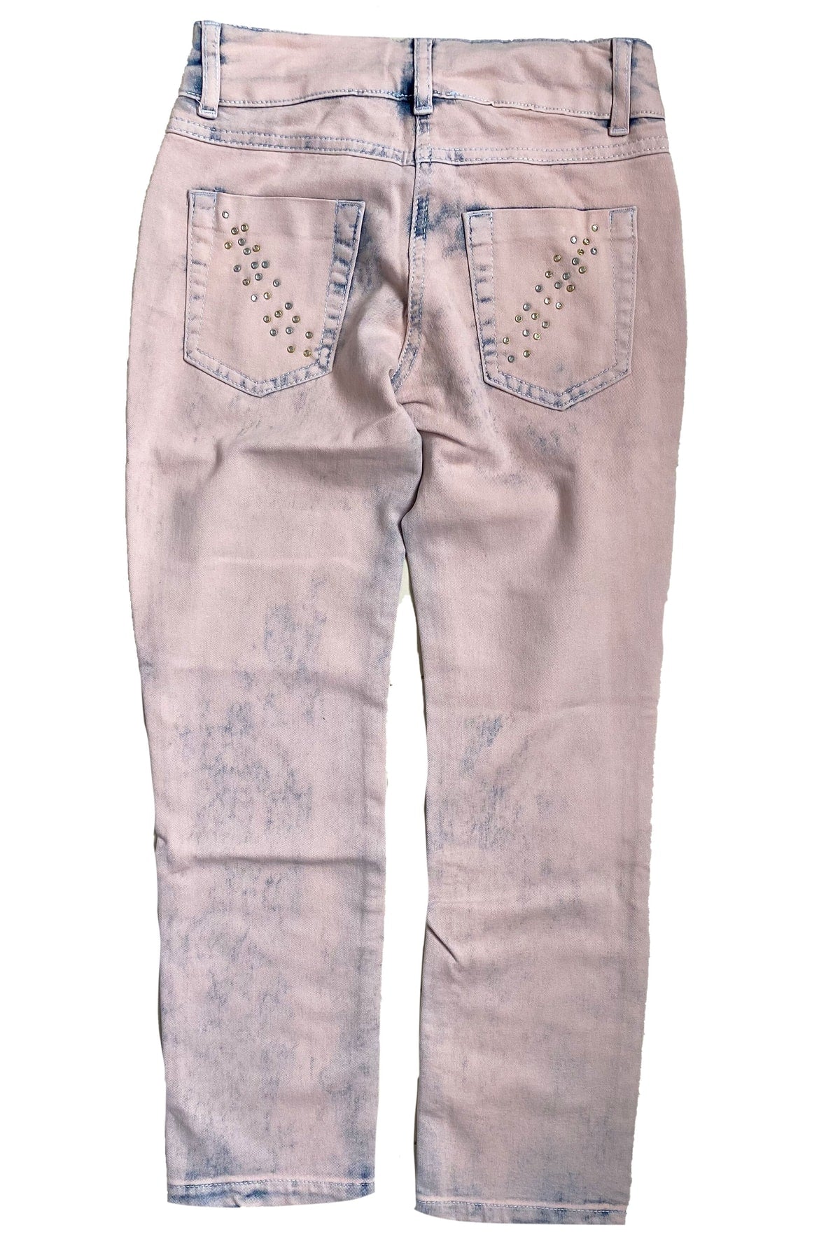 Andywawa Kız Bebek Pink Jean Pantolon, 38121Pink