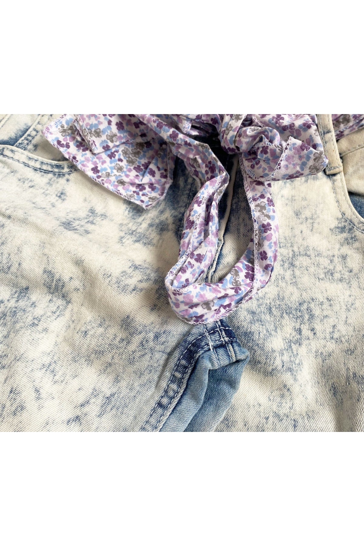 Andywawa Kız Bebek Denim Kot Pantolon, 38121Denim