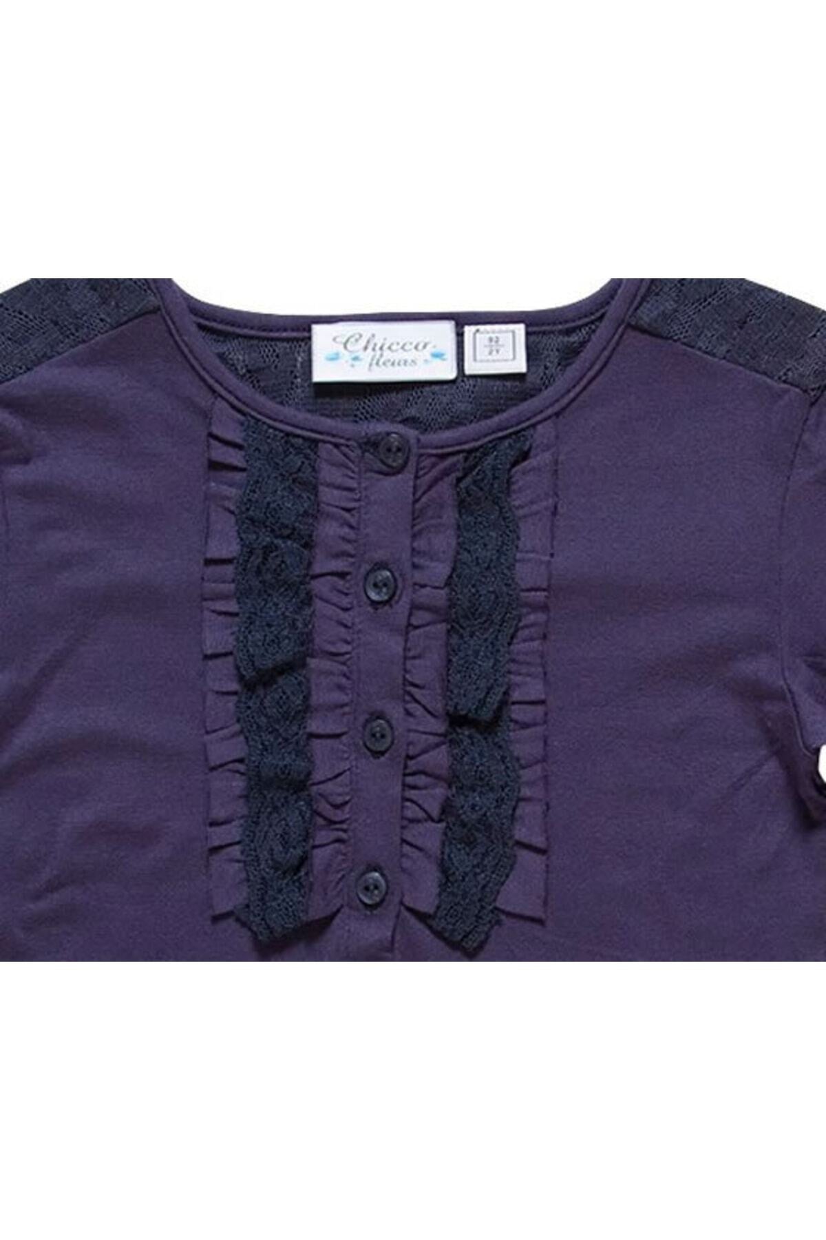 Chicco 5 Yaş, Tek Beden, Kız Çocuk Lacivert Uzun Kollu T-shirt, 2679188