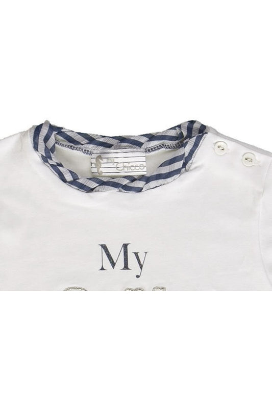 Chicco Kız Çocuk Beyaz T-shirt, 2664633