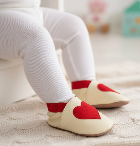 2389, Love Buttermilk İnch Blue %100 Hakiki Deri, El Yapımı Bebek Çocuk Patik