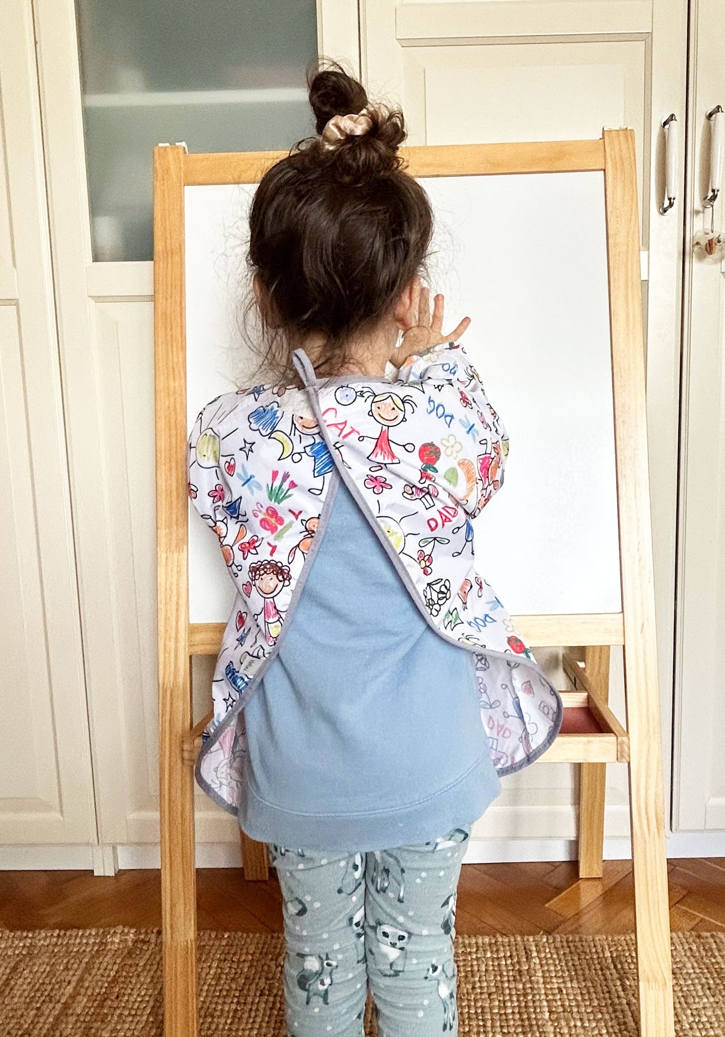 Family, Sıvı Geçirmez, Cırtlı, Uzun Kollu Çocuk Faaliyet, Etkinlik, Aktivite, Boyama Önlüğü, Önlük