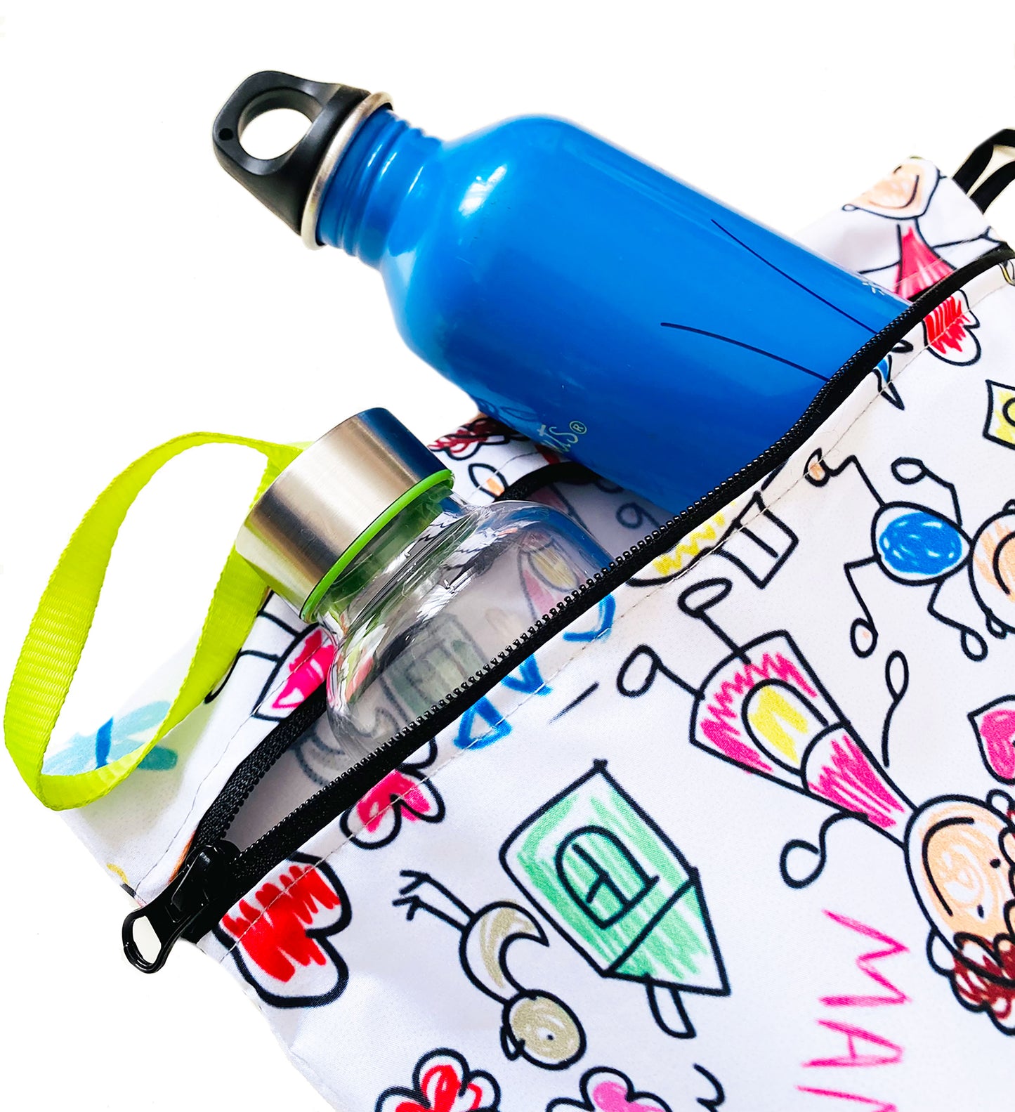 Family, Sıvı Geçirmeyen, Islak/Kuru Çok Amaçlı Çanta, Fermuarlı, Makinede Yıkanabilir, Islak Mayo, Kirli Kıyafet, Organizer vs için