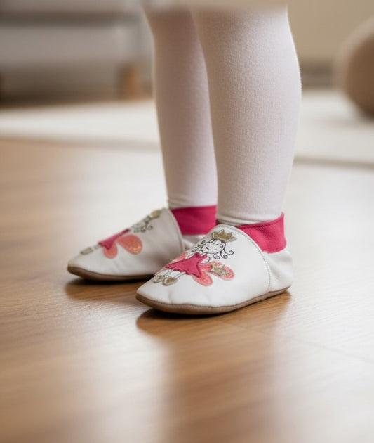 1435, İnch Blue %100 Hakiki Deri, El Yapımı Bebek Çocuk Patik