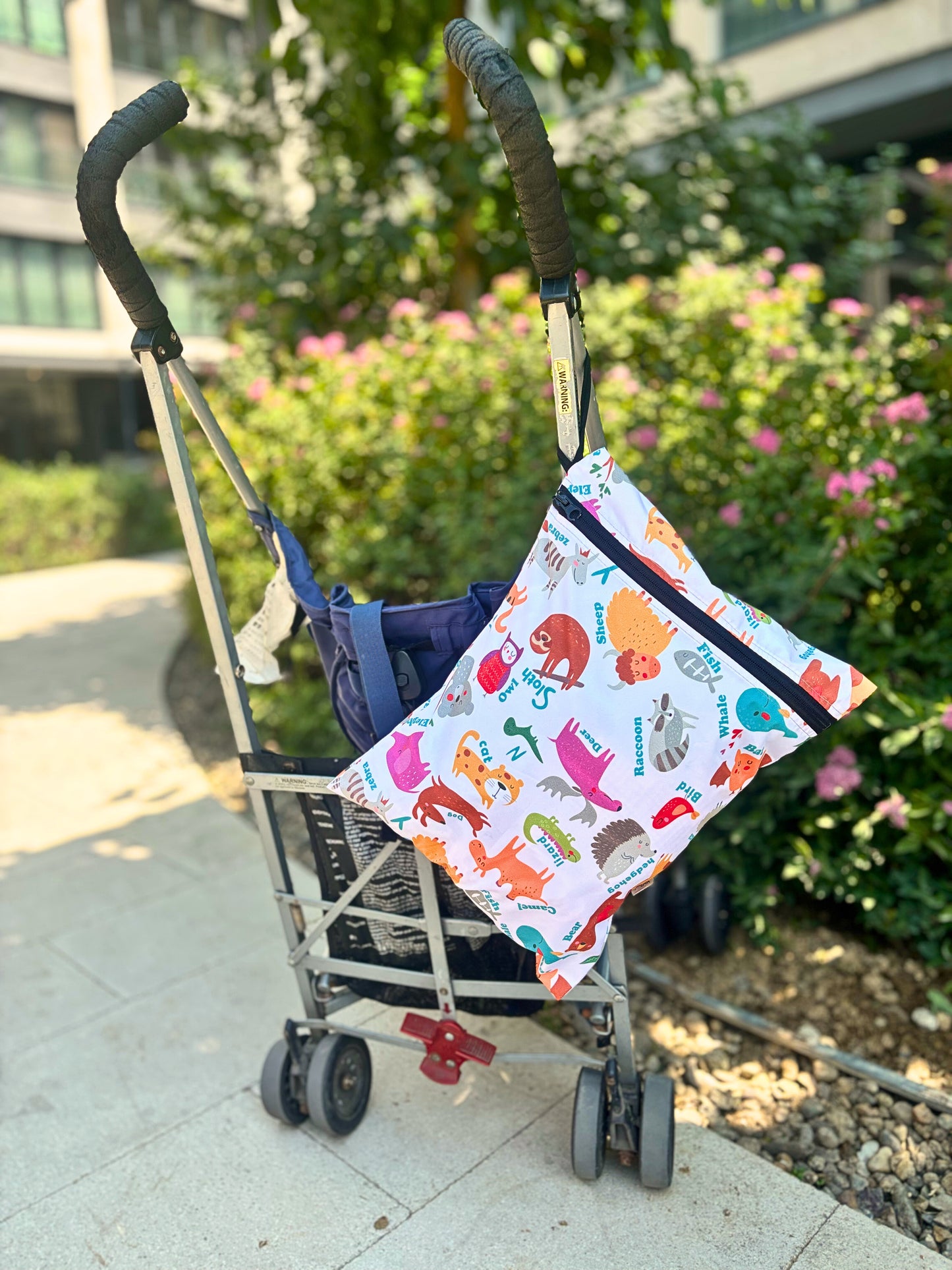 Zoo, Sıvı Geçirmeyen, Islak/Kuru Çok Amaçlı Çanta, Fermuarlı, Makinede Yıkanabilir, Islak Mayo, Kirli Kıyafet, Organizer vs için